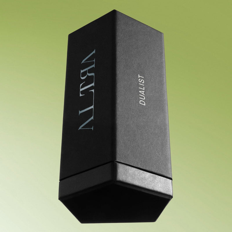 black altra dualist perfume box